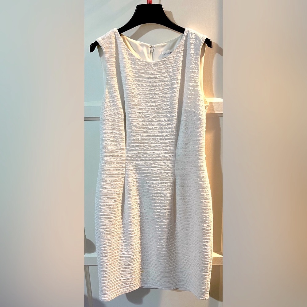 Calvin Klein white dress